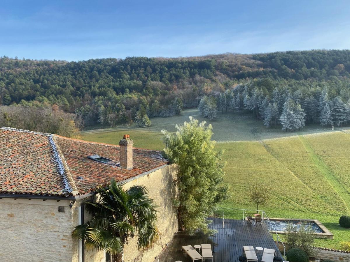 Clos De Mont July, Chambres Avec Vue Et Terrasse Dans Demeure Historique Ceyzeriat Eksteriør billede